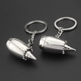 thumbnail image 3 of New Creative Airplane Turbine Pendant Key Ring Fashion Keychain Storage Keys Por, 3 of 6