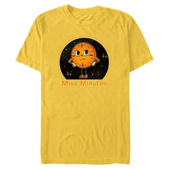 Marvel Studios Loki Season 2 TVA Miss Minutes Starry Sky - Short Sleeve Blended T-Shirt for Adults - Customized-Yellow