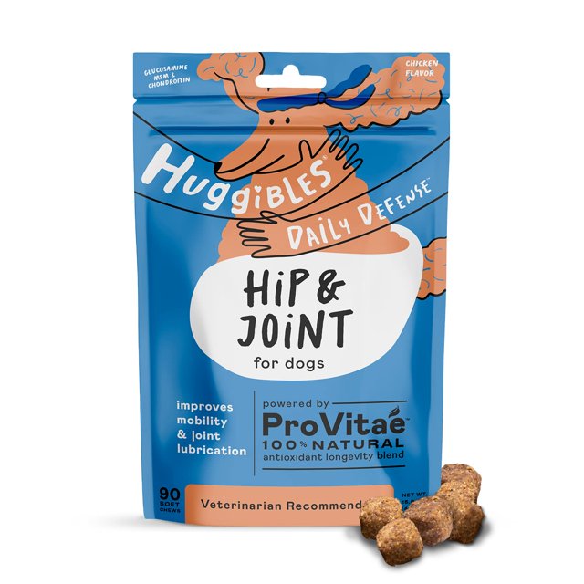 Supplement Huggibles, soporte para caderas y articulaciones para perros, masticable