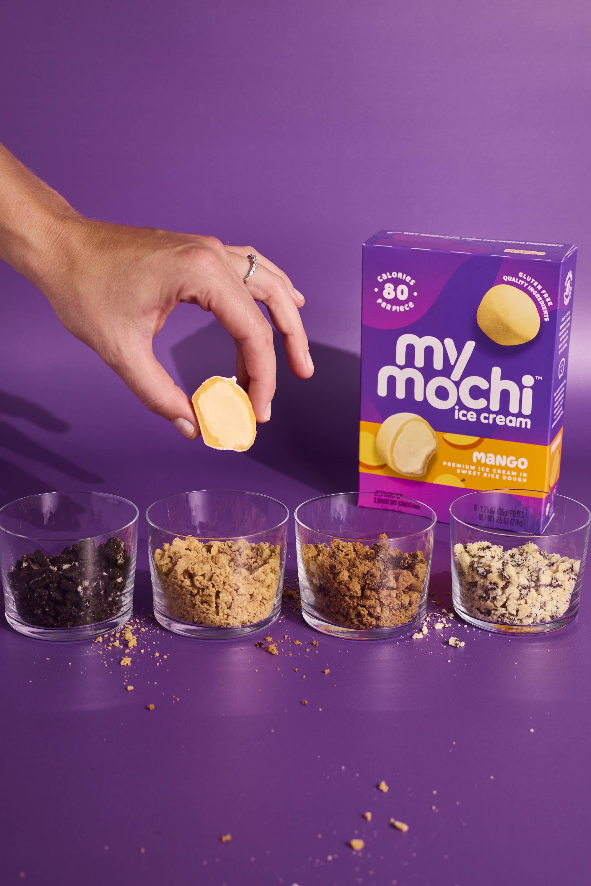 My/Mochi Ice Cream Sweet Mango, 1.25oz, 6 Count