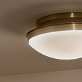 thumbnail image 4 of 52545BNB Kichler Lighting Bretta - 3 Light Flush Mount In Traditional Style-7.5 Inches Tall and 17.75 Inches Wide-Brushed Natural Brass Finish, 4 of 10