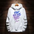 thumbnail image 4 of Sudadera con capucha para hombre, sudadera con capucha gráfica de manga negra, color blanco roto, oferta de bienvenida de anime, sudadera S, novedad de invierno y ropa masculina, 4 of 5