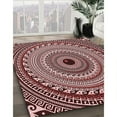 thumbnail image 2 of Ahgly Company Indoor Rectangle Patterned Pink Daisy Pink Area Rugs, 7' x 9', 2 of 6