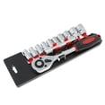 thumbnail image 4 of 12Pcs 1/4 "Ratchet Wrench Kit Herramientas De Reparación De Automóviles Metric Socket Size_B Sunnimix Zócalo de reparación de automóviles, 4 of 8