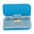 thumbnail image 2 of Unique Bargains 1 Pc Pill Case 6 Grid Waterproof Pill Box Blue, 2 of 6