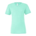 thumbnail image 1 of Bella  Canvas Unisex Crew Neck Triblend Short Sleeve Tee, L, Mint Triblend, 1 of 3