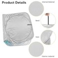 thumbnail image 6 of Jeiento Turtle Sunshade Visor Foldable Car Windshield Sunshades Auto Sun Visor Heat Protection Removable Automotive Accessories Fit Car Front Window for Trucks SUV Van, 6 of 6