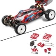 thumbnail image 3 of Eje de transmisión CVD de actualización de coche RC Ajuste de dirección para 104001 RC crawler Truck Car Hobby Modelo DIY Montaje Accesori rojo Yotijar Brazo de coche RC, 3 of 10