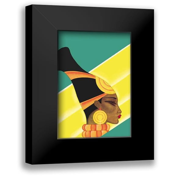 McIntosh, Frank 11x14 Black Modern Framed Museum Art Print Titled - From Darkest Africa, 1927