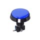thumbnail image 4 of Juego de botón pulsador redondo de 60 mm, interruptor pulsador LED iluminado de 12V con microinterruptor para arcade de video, azul, 2 piezas, 4 of 5