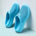 thumbnail image 4 of OOOUM Breathable Garden Clogs For Women Men Comfortable Soft Water Shoes Non Slip Slip On Casual Summer Outdoor Flats Sky Blue US:8.5, 4 of 6