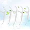 thumbnail image 2 of EeaseMX 50 piezas de limpiador dental de plástico, palillo de dientes de nailon, hilo dental portátil, juego de herramientas de limpieza interdental para niños y adultos., 2 of 8