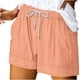 thumbnail image 1 of Pantalones Cortos Sueltos para Mujeres Ilustración de Moda de Verano Encaje Hasta Bolsillo Elástico Pantalones Cortos Casuales, 1 of 5