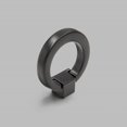 thumbnail image 2 of Tiradores de anillo para gabinete Bonsicoky, negro mate, 12 piezas, 2 of 7