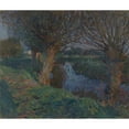 thumbnail image 2 of John Singer Sargent 17x15 Gold Ornate Wood Frame and Double Matted Museum Art Print Titled - At&nbsp;Calcot (1885-90), 2 of 4