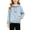 Light Blue, variant on Eltusu Girls Sun Protection Jackets, Lightweight Solid Color Outdoor Hooded Summer Rash Guard Light Blue Size 4-5 T