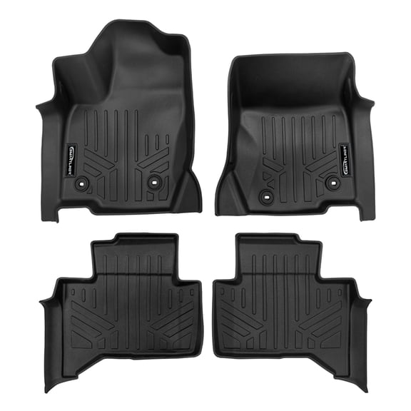 SMARTLINER 2 Rows Custom Fit Floor Liners Compatible with 2024 - 2025 Toyota Land Cruiser (Hybrid)