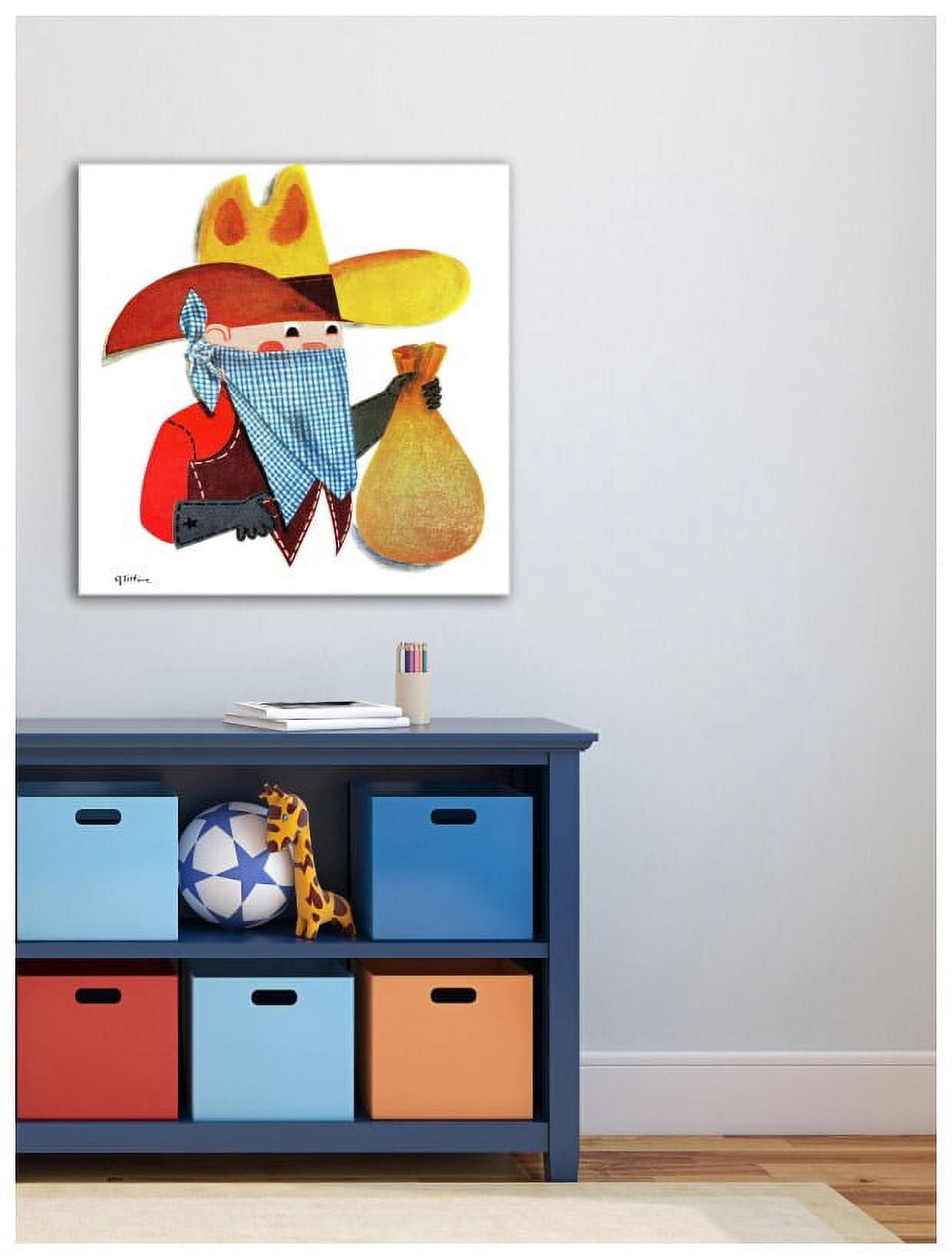 Marmont Hill "Cowboy" by Curtis Painting Print on Canvas