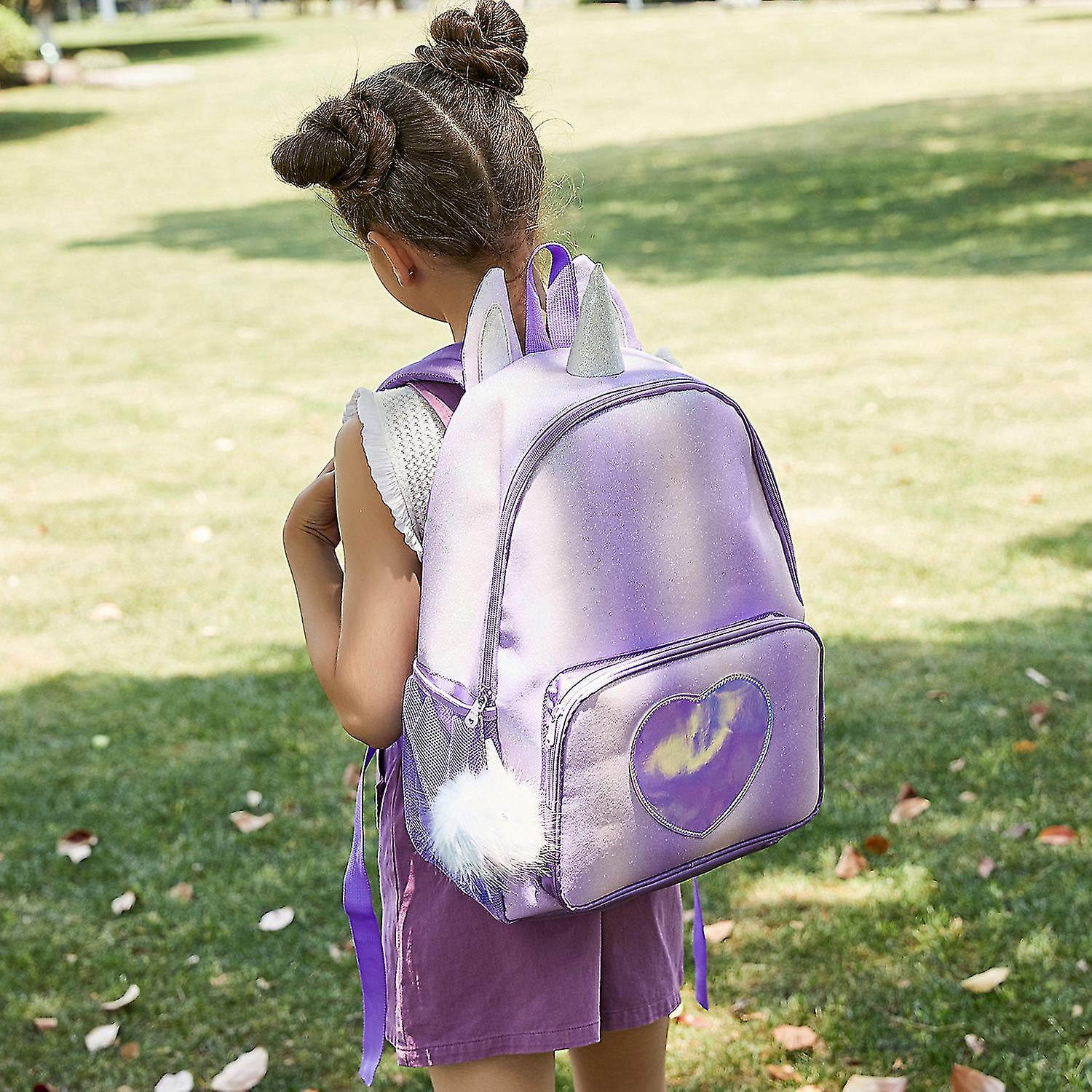 Girls rainbow backpack deals