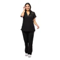 thumbnail image 3 of U Bárbara Pijama Quirúrgica Cruzada Stretch Scrub Uniforme, 3 of 8