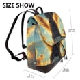 thumbnail image 2 of Fotbe Golden Cloud Winged Dog Mochila Bolso con Estampado para Mujer, Mochila Antirrobo de Nylon Impermeable, Bolsa Ligera de Hombro, 2 of 4