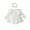B-White Flower, variant on Newborn Baby Girl Romper Dresses Infant Girl Embroidered Flower Tulle Skirt Bodysuit Baby Girl Mesh Dress Outfits 0-18M