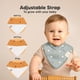 thumbnail image 3 of Baberos tipo bandana orgánicos para bebés KeaBabies, de algodón suave, paquete de 8, 3 of 9