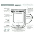 thumbnail image 3 of Teabloom Well-being Personal Tea Maker - Glass Infuser Mug, 3 of 4