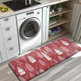 thumbnail image 3 of Red Christmas Village Pattern Kitchen Rug Mat,Kitchen Runner Rugs Non Skid Washable,Decorative Kitchen Floor Mats for Kitchen,Sink,Laundry,17"x47.2", 3 of 7