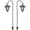 Black-Cold White Light, variant on Solar Lamp Post Light Outdoor - Warm White,Waterproof Floor Street Lights Pole Lights Decorative Lamp for Yard Garden Patio Lawn Pathway Driveway Front/Back Door