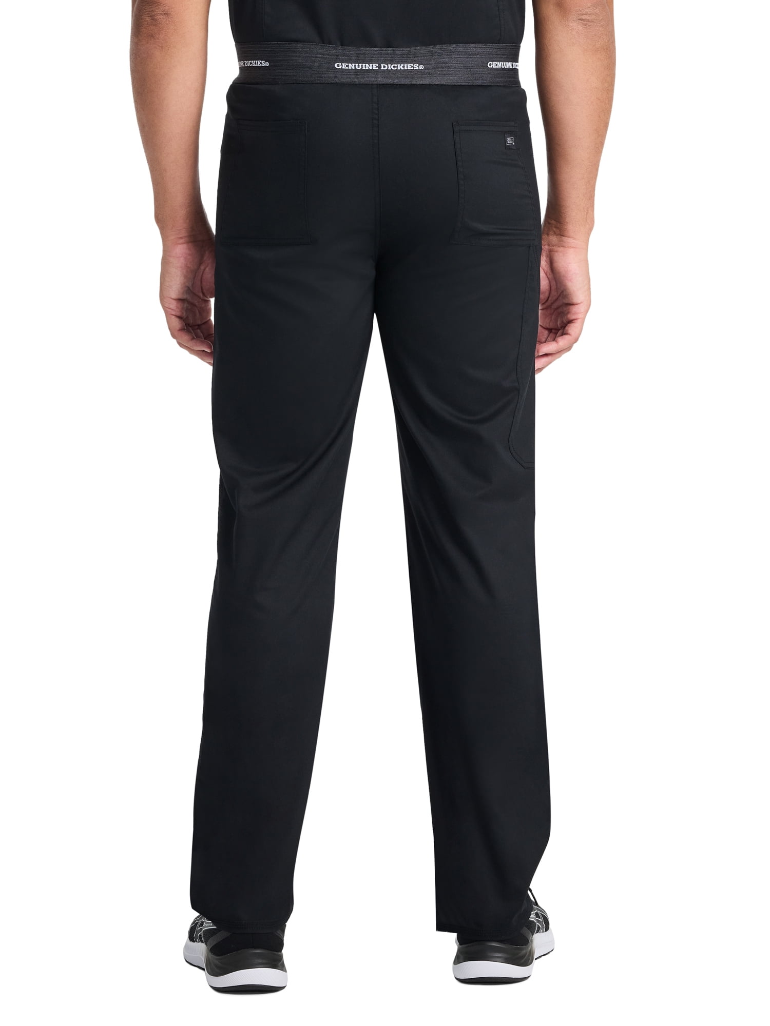 Genuine Dickies Men's Stretch Drawstring Straight Leg Cargo Scrub Pant