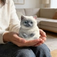 thumbnail image 6 of 8 Inch Cute Cat Squishing Stress Ball Kawaii Soft Squeeze Toy DIY Stress Relief Fidget Toy for Adults Kids Anxiety Relief Home Office Decor,C, 6 of 6