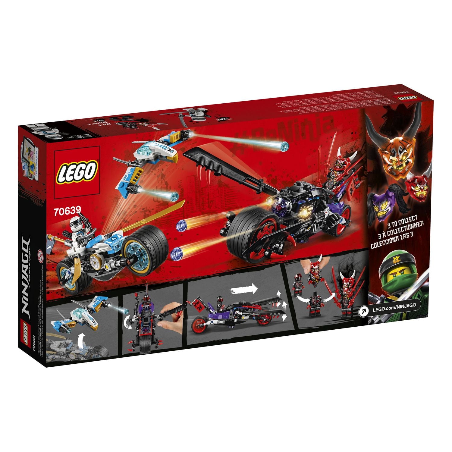 LEGO NINJAGO Street Race of Snake Jaguar 70639 Building Kit