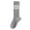 Grey, variant on Baywell 5 Pairs Girls Knee High Socks 3-12 Years Little Big Girls Cotton Calf Socks Ribbed Knit School Uniform Socks Striped Tube Socks Sports Soccer Socks for Child
