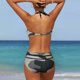 thumbnail image 5 of Gibobby Conjunto de Bikini para Mujer Nuevo traje de baño para mujer, moda Retro, estampado de , Sexy, cuello colgante, Bikini dividido, traje de baño(Camuflaje,CH), 5 of 5