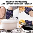 thumbnail image 3 of sketch jellyfish Oven Mitts Heat Resistant - Soft Lining Silicone Mini Oven Mitts with HangingLoop, Kitchen Oven Gloves Heat Resistant 500℉ for Cooking Baking Microwave, 3 of 7