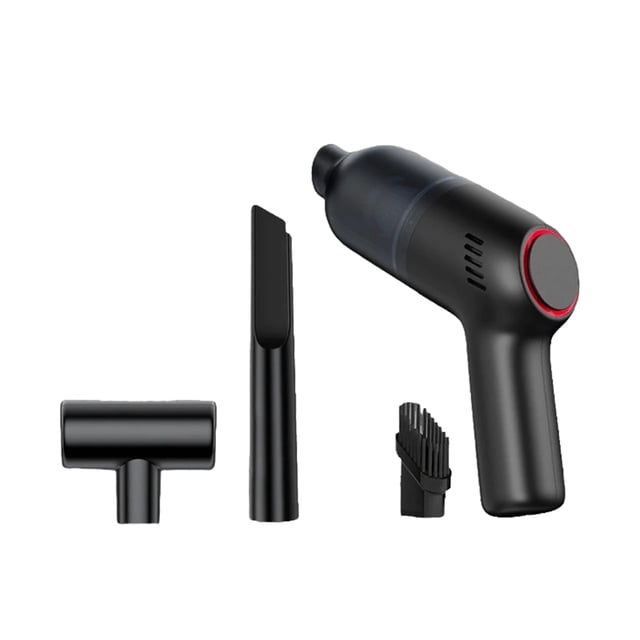 Moyic Aspiradora de mano para oficina, removedor de polvo, sala de estar, dormitorio, apartamento, fuerte succión, herramienta de limpieza recargable, Electrónica Negro