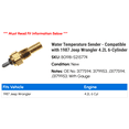 thumbnail image 2 of Water Temperature Sender - Compatible with 1987 Jeep Wrangler 4.2L 6-Cylinder, 2 of 2