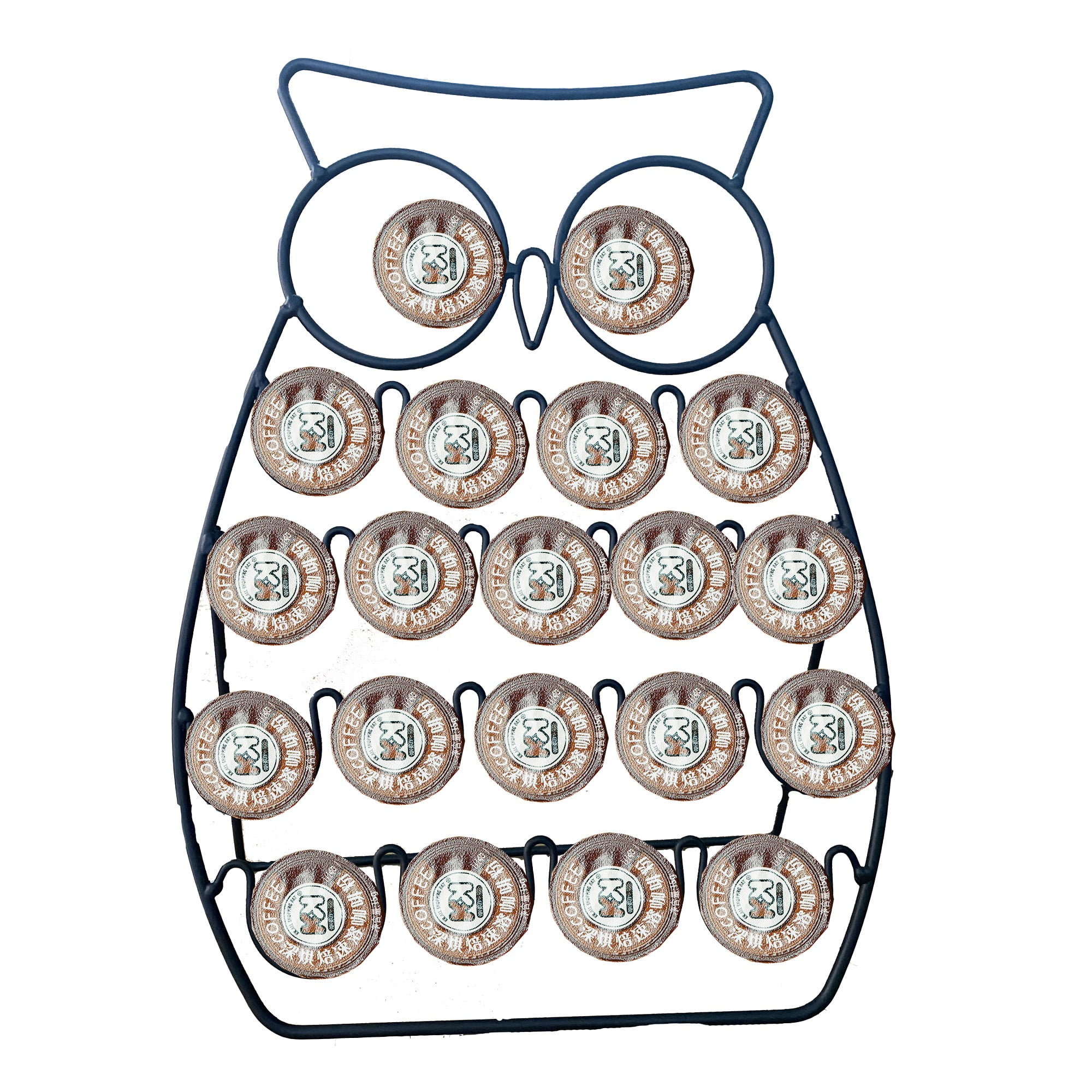 WONIU 2 Pack Coffee Pod Holders, Coffee Pod Holder Holds 20 Coffee Pods