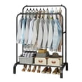thumbnail image 1 of Rack Armable Practiksa Organizador de Ropa Doble Color Negro, 1 of 5