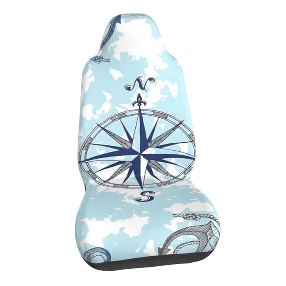 Nautical Anchor Car Seat Covers Stretch Car Seat Protectors Universal Fit