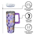 thumbnail image 3 of Halloween Cup, Scary Witch Pumpkin Tumbler with Handle and Straw 30oz, Insulated Spooky Gift Coffee Mug, 3 of 5