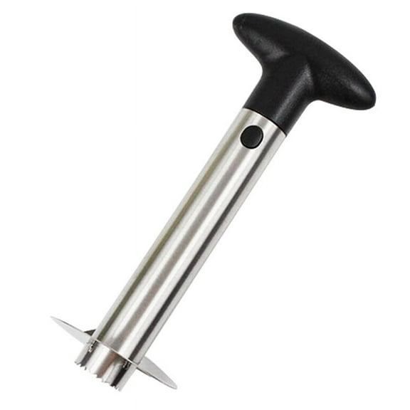 Stainless Steel Pineapple Peeler, Corer, Slicer, and Cutter - Easy Kitchen Tool for Effortless Fruit Preparation