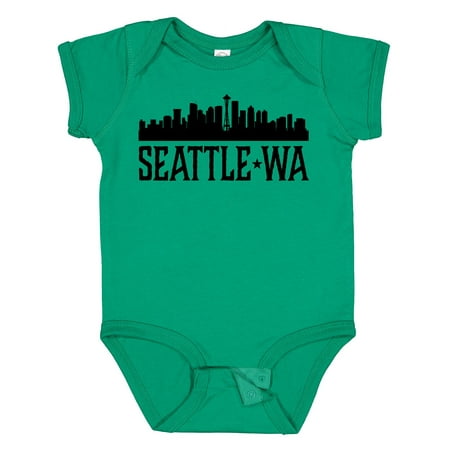 

Inktastic Seattle Washington City Skyline Gift Baby Boy or Baby Girl Bodysuit