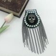 thumbnail image 3 of Stage Costume Skull Epaulet for Rhinestone Shoulder Jewelry Vintage Tassel Link Chain Epaulet Shoulder Boards Badge Broo, 3 of 4
