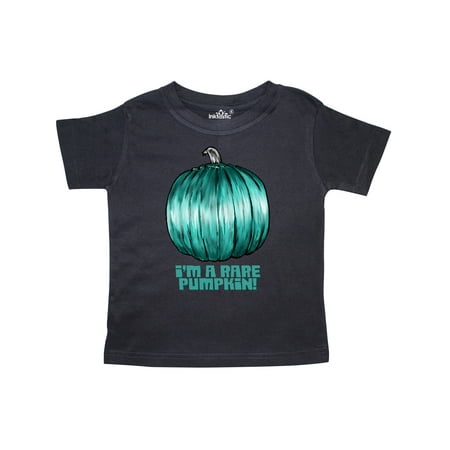 

Inktastic Allergy Awareness I m a Rare Pumpkin in Teal Watercolor Gift Toddler Boy or Toddler Girl T-Shirt
