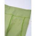thumbnail image 5 of Lejafay Kids Girls Active Leggings Full Length Gym Workout Yoga Running Pants Trousers with Pockets Green 150, 5 of 8