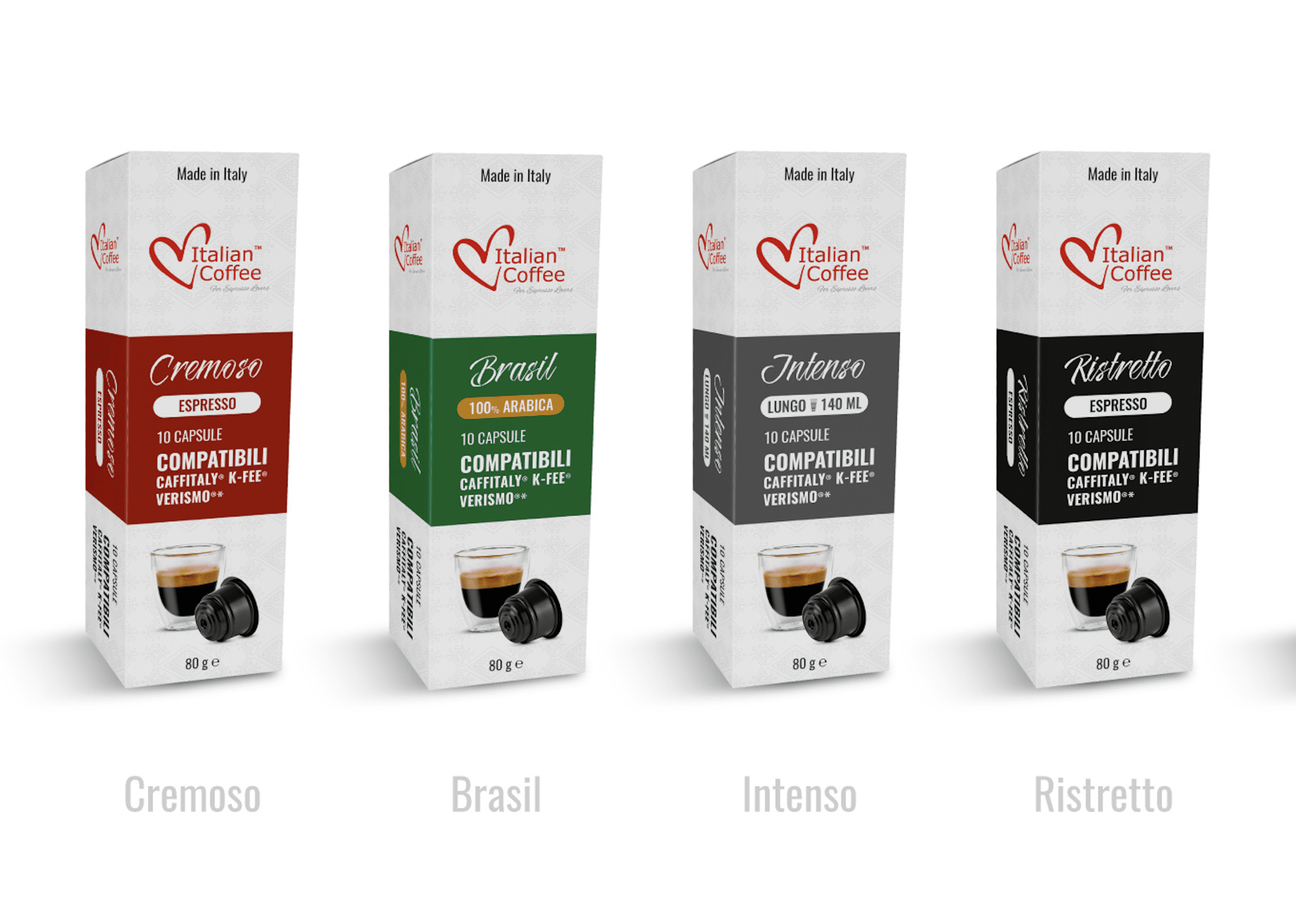 Starbucks Verismo, Caffitaly, CBTL, kfee Compatible Capsules, Sampler