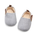 thumbnail image 1 of Zapatos de cuna para bebé, zapatos de cuna con suelas suaves de algodón para bebés Prewalker, solución innovadora, 1 of 5