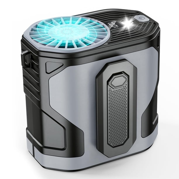 Ventilador portátil Dreamy Cubby, 10 velocidades, recargable, 6000 mAh